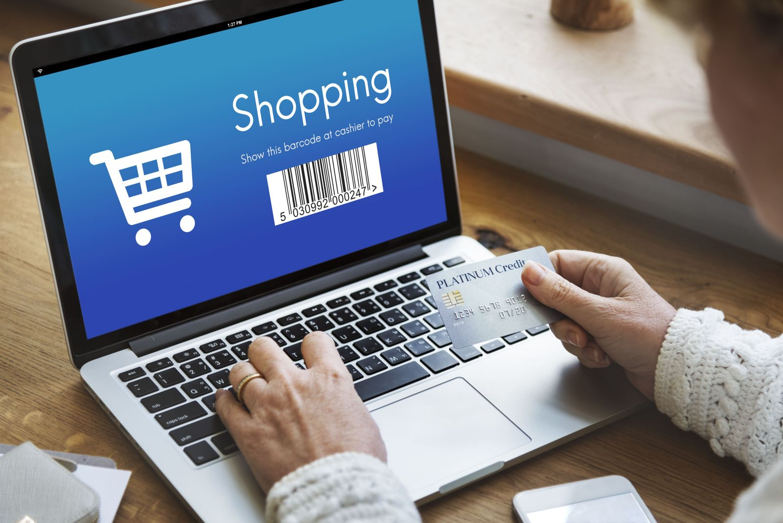 Customer laptop image